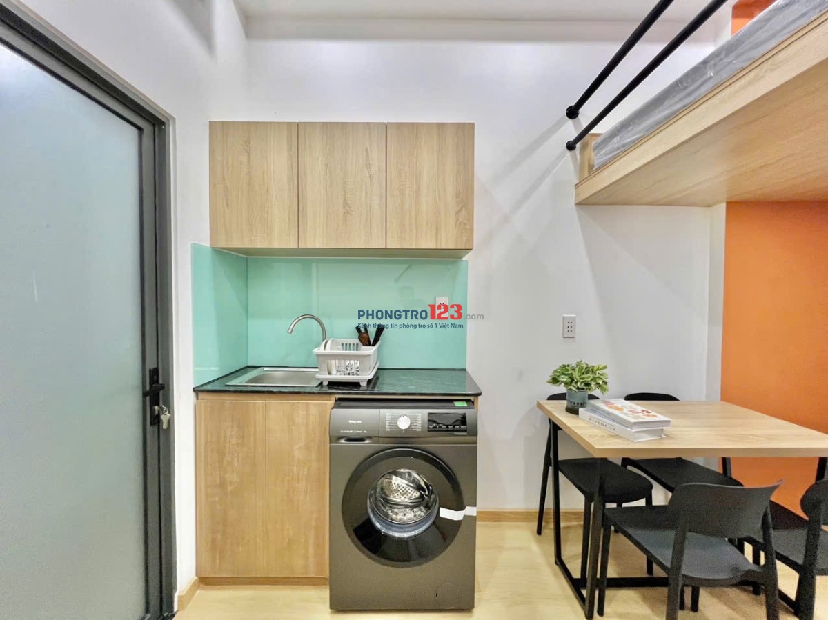 CHO THUÊ PHÒNG DUPLEX BAN CÔNG CÓ MÁY GIẶT RIÊNG TẠI THỐNG NHẤT GÒ VẤP