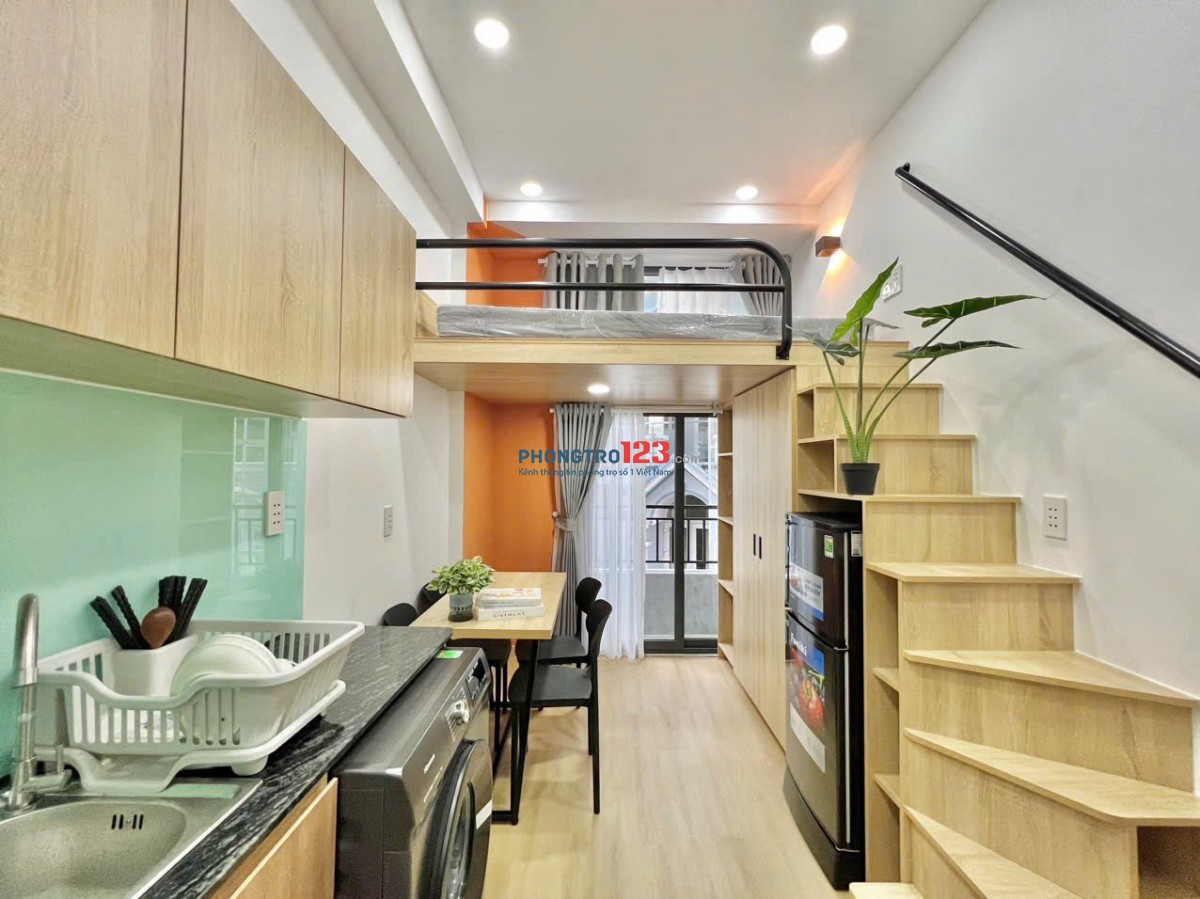 CHO THUÊ PHÒNG DUPLEX BAN CÔNG CÓ MÁY GIẶT RIÊNG TẠI THỐNG NHẤT GÒ VẤP