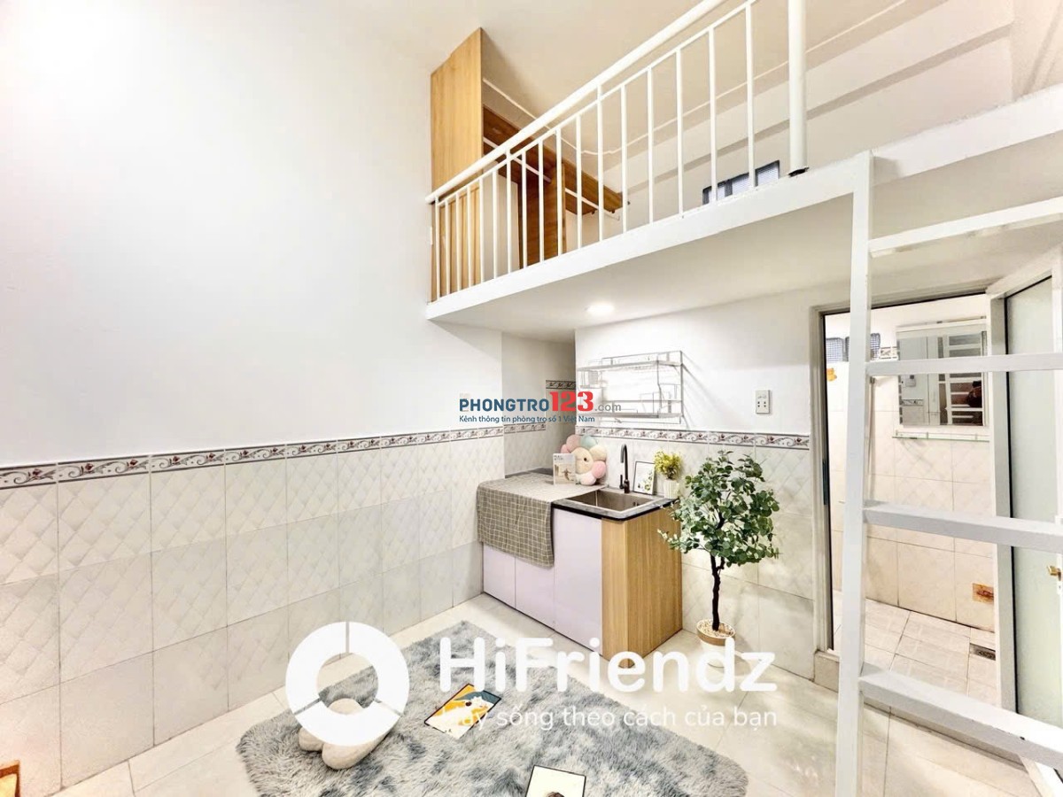  Căn hộ có gác full nội thất siêu xinh tại Trần Tấn, Tân Phú – không gian rộng rãi, thoáng mát