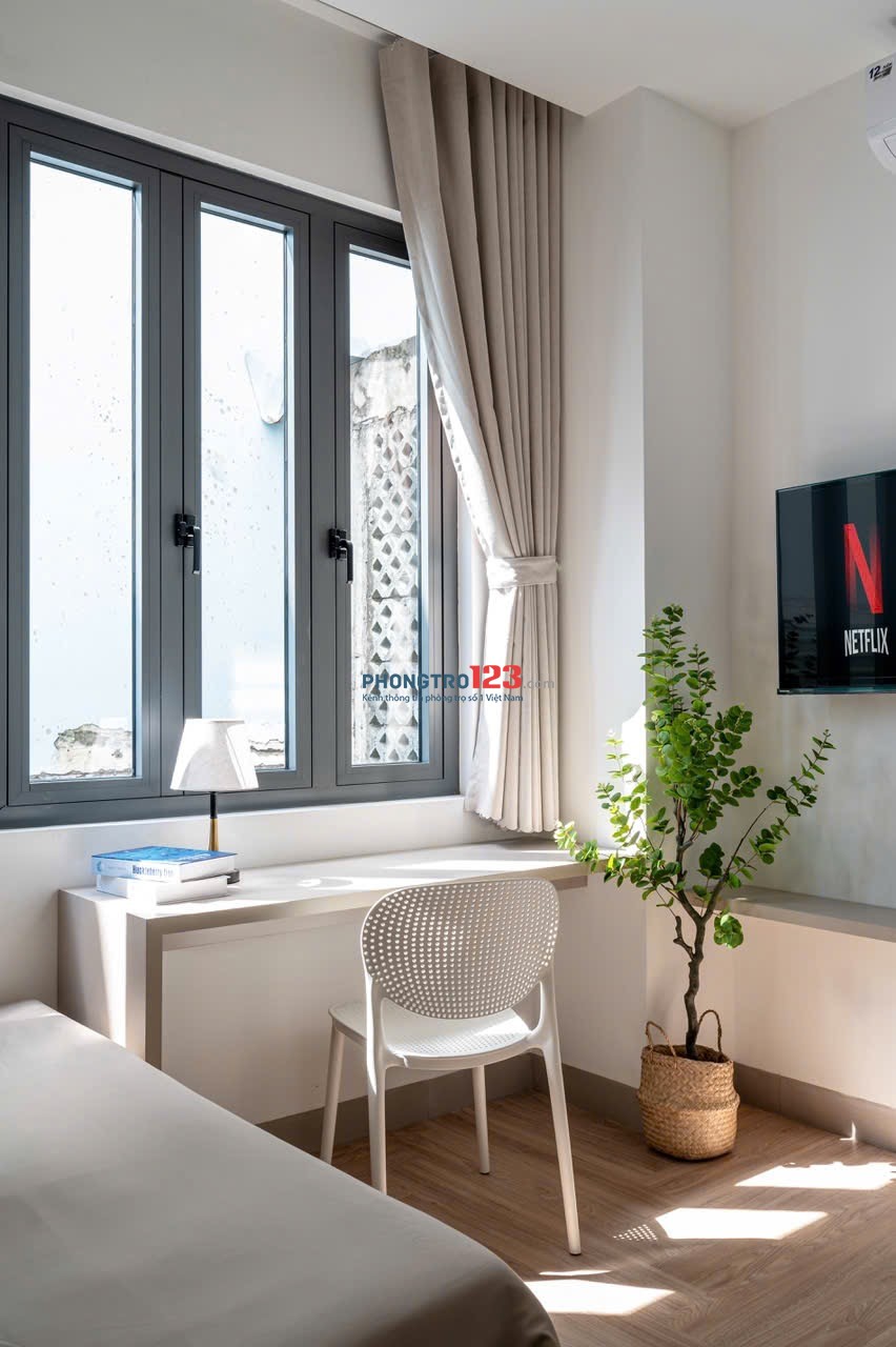 Căn 1 Phòng Ngủ Thiết Kế Hiện Đại – Cửa Sổ Lớn, Full Nội Thất – Đường Út Tịch, Quận Tân Bình