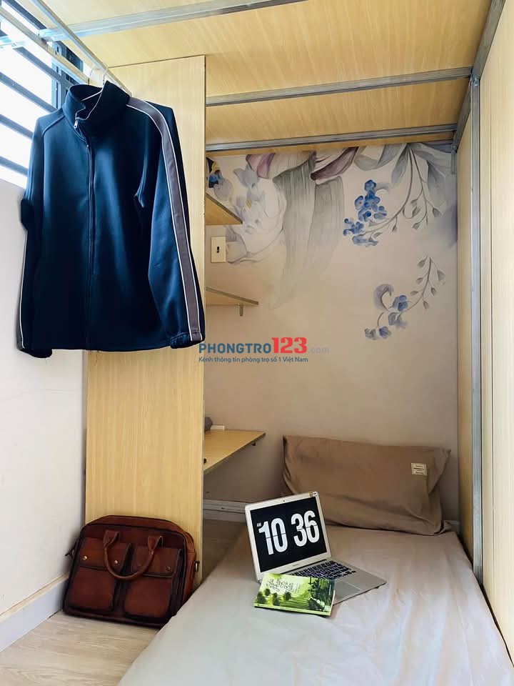 SLEEPBOX KTX CỬA ĐÓNG RIÊNG TƯ - FULL NỘI THẤT 343 TÔ HIẾN THÀNH, Q10