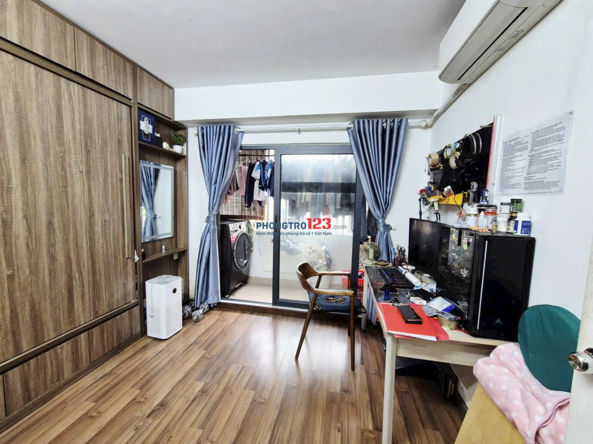 Căn hộ chung cư Miếu nổi, Bình Thạnh có 2p ngủ, Nt, 11tr/th