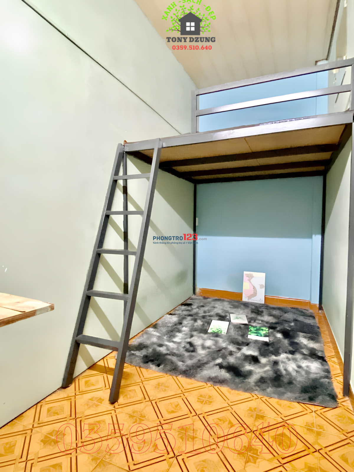 Phòng gác rộng, có cửa sô, Vị trí Lê Đức Thọ "GÒ VẤP". Thuận tiện qua Vincom Phan Văn Trị 2p đi xe