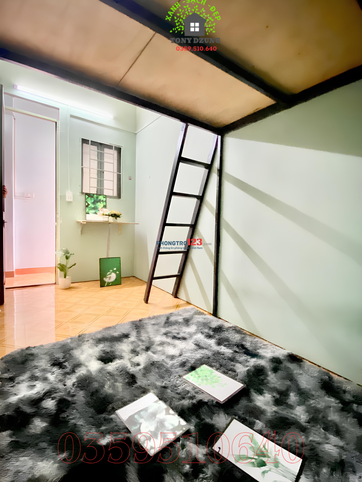 Phòng gác rộng, có cửa sô, Vị trí Lê Đức Thọ "GÒ VẤP". Thuận tiện qua Vincom Phan Văn Trị 2p đi xe