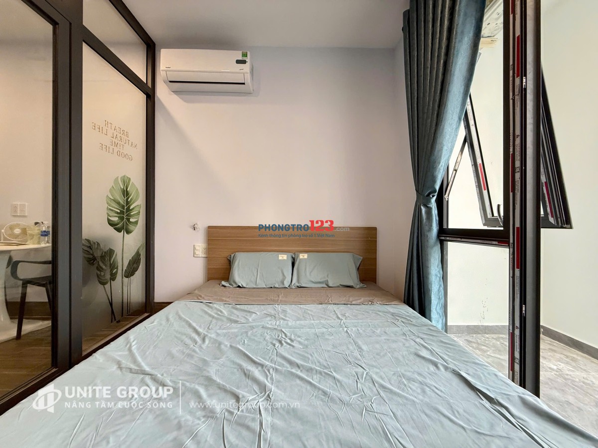 Cho thuê căn hộ STUDIO cửa sổ lớn/ban công Trung Tâm Q7 ƯU ĐÃI lớn khi ở dài hạn