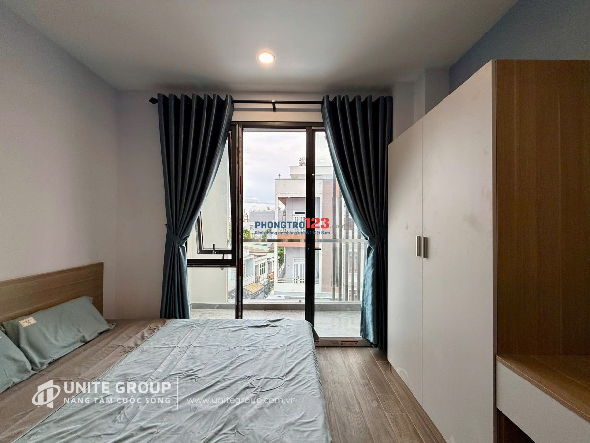 Cho thuê căn hộ STUDIO cửa sổ lớn/ban công Trung Tâm Q7 ƯU ĐÃI lớn khi ở dài hạn