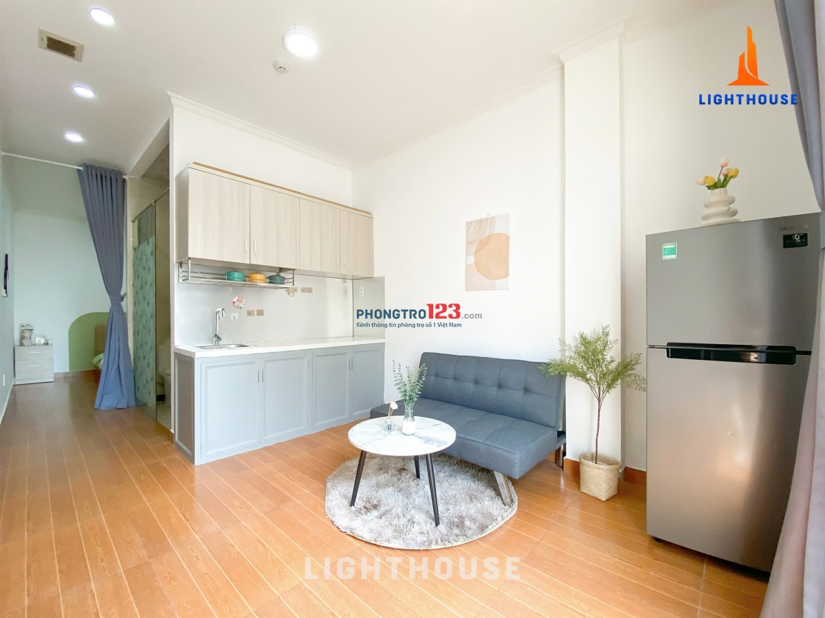 STUDIO BAN CÔNG NỘI THẤT ĐẦY ĐỦ - NHƯ HÌNH GẦN LOTTE CỘNG HÒA, K300 TÂN BÌNH