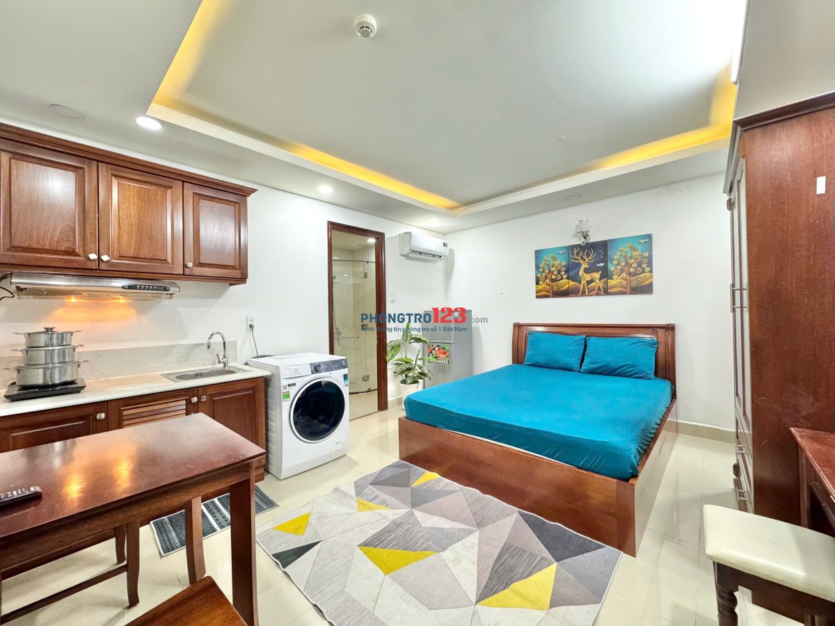 CĂN HỘ CAO CẤP 30m2 FULL NỘI THẤT, CÁCH MẠNG THÁNG 8, GẦN CV LÊ THỊ RIÊNG