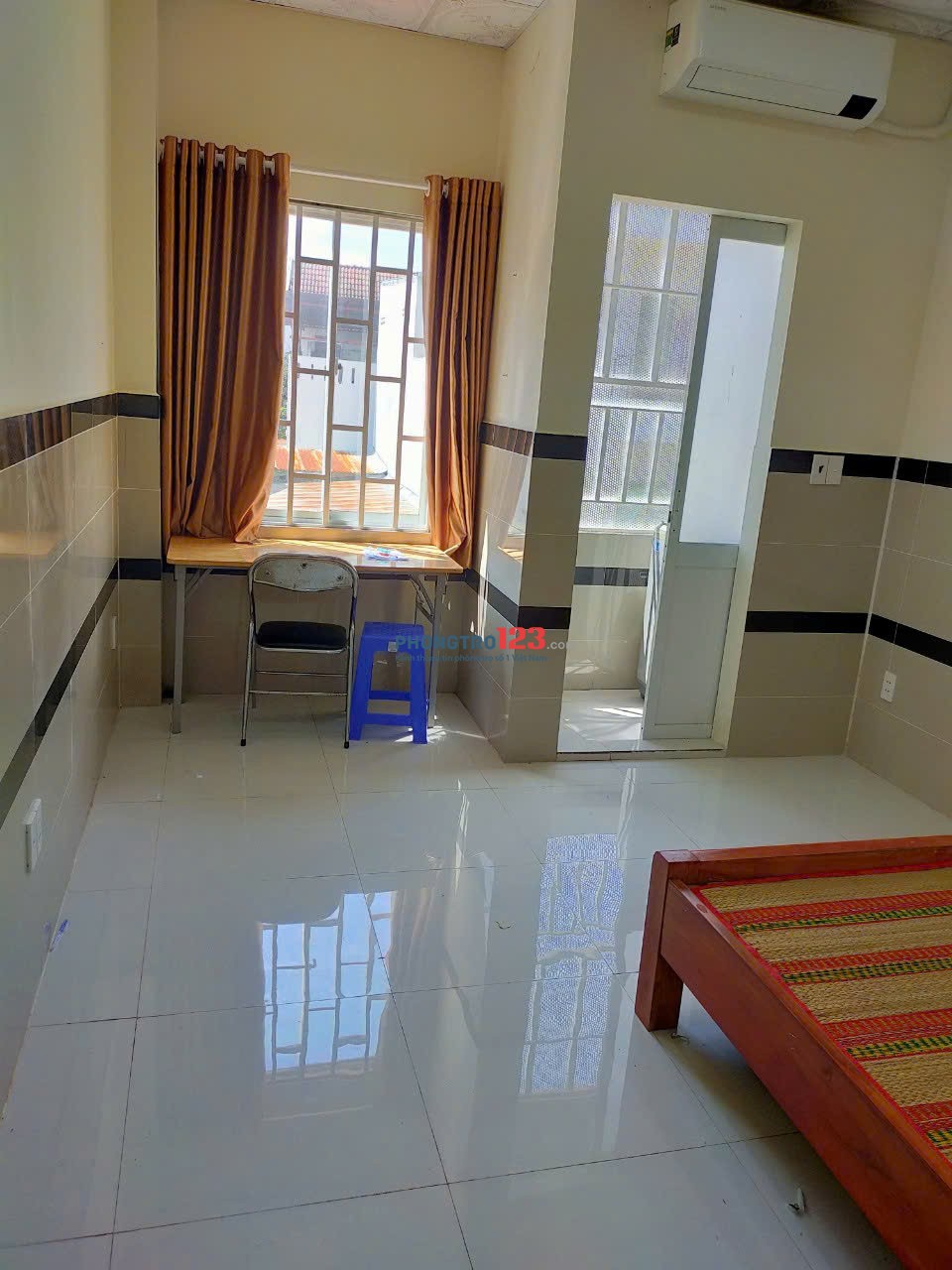 Chính chủ trống phòng 21m2, có máy lạnh, máy giặt và quạt - đường số 10, Phường An Khánh, Quận 2