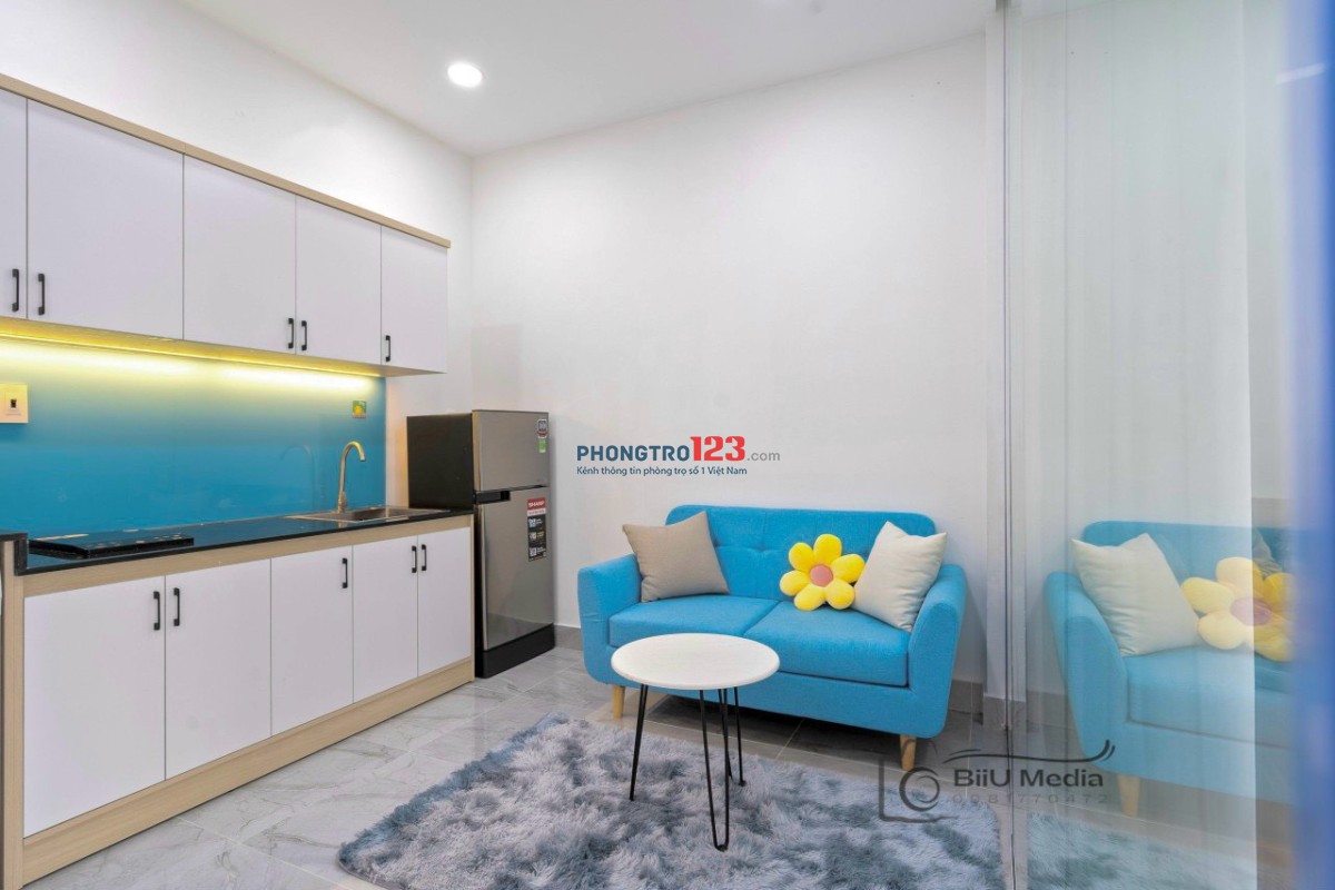 STUDIO VIEW BAN CÔNG – FULL NỘI THẤT – TÁCH BẾP