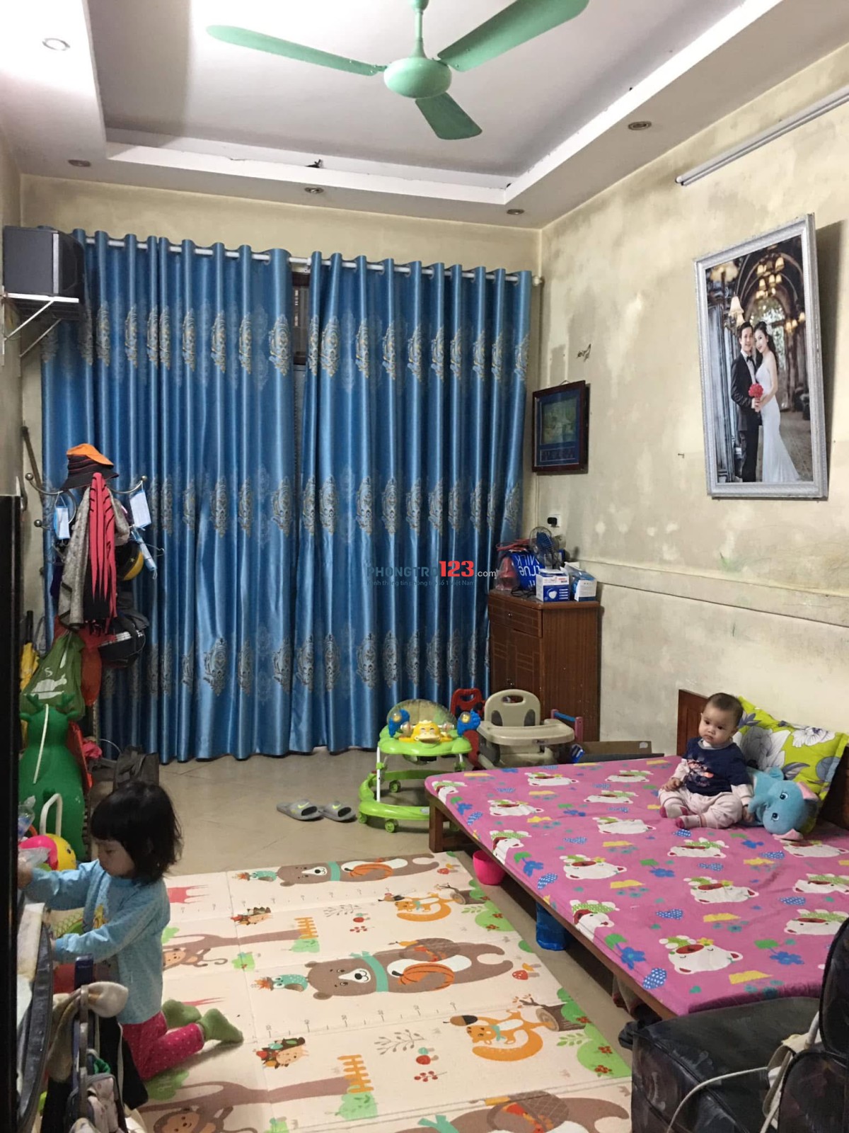 Cho thuê nhà riêng 4 tầng 2 mặt ngõ thoáng sáng