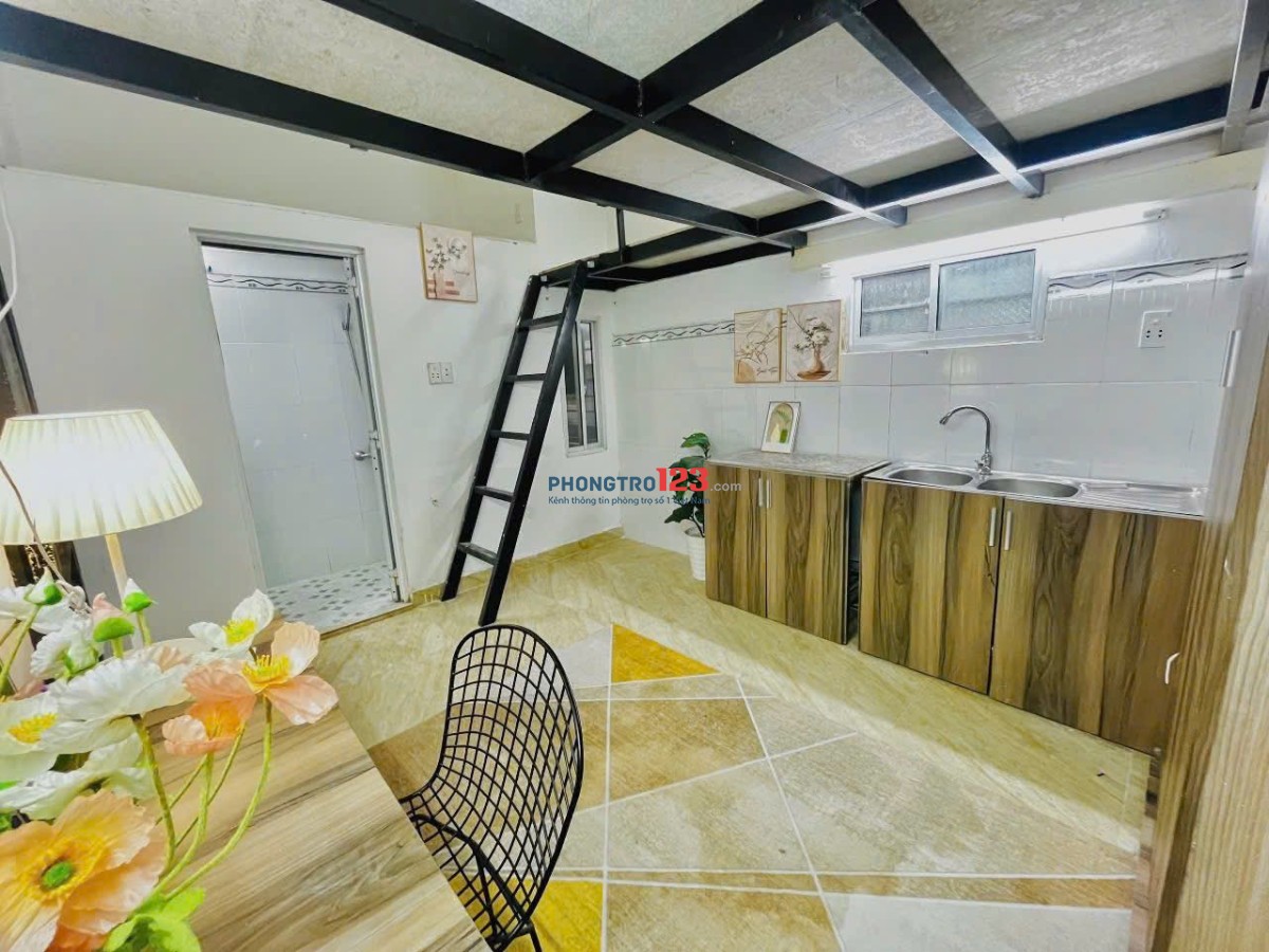 PHÒNG TRỌ GÁC XẾP ĐẦY ĐỦ NỘI THẤT