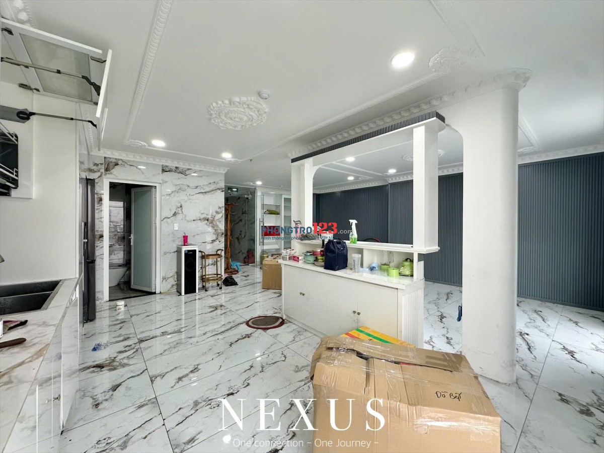 Cho thuê Căn hộ 60m2 dịch vụ cao cấp ngay Vincom Phan Văn Trị, mới xây Full Nội thất mới xây cao cấp