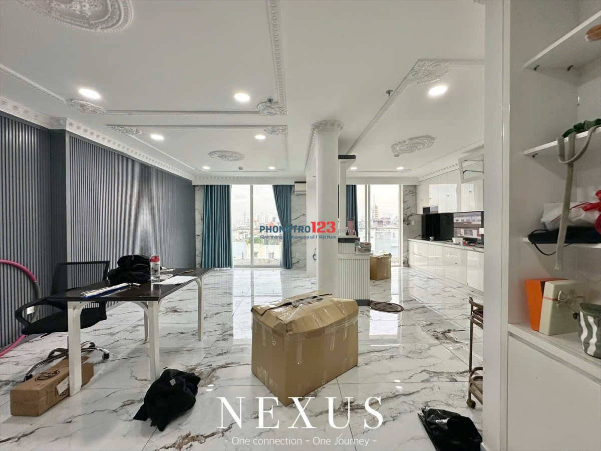 Cho thuê Căn hộ 60m2 dịch vụ cao cấp ngay Vincom Phan Văn Trị, mới xây Full Nội thất mới xây cao cấp