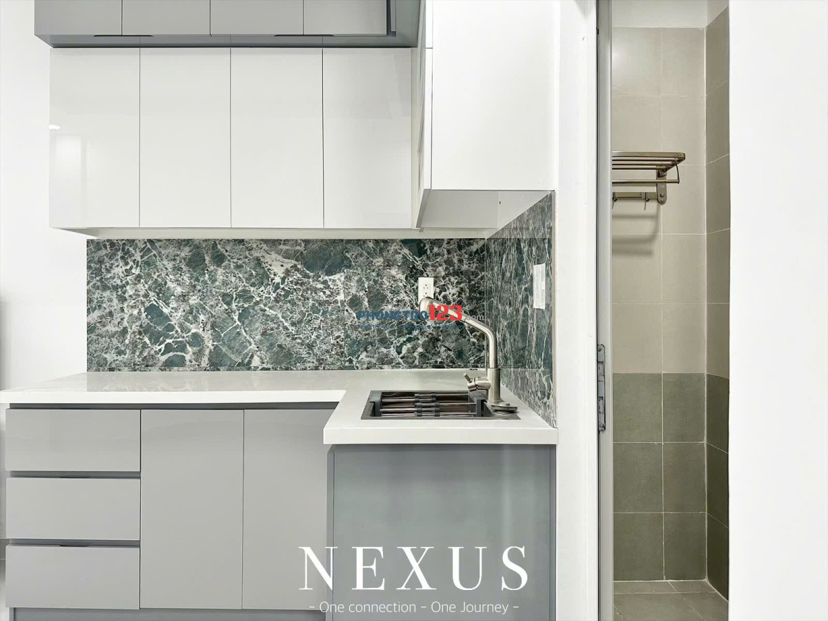 Cho thuê căn hộ bancol 40m Full Nội thất cao cấp ngay Vincom Phan Văn Trị, kế KDC Vạn Phúc City mới