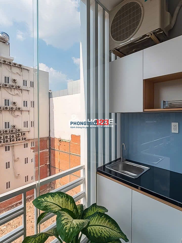 CĂN HỘ 1PN BALCONY FULL NỘI THẤT GẦN GA 3T, CV HOÀNG VĂN THỤ, SÂN BAY TSN, ETOWN CH