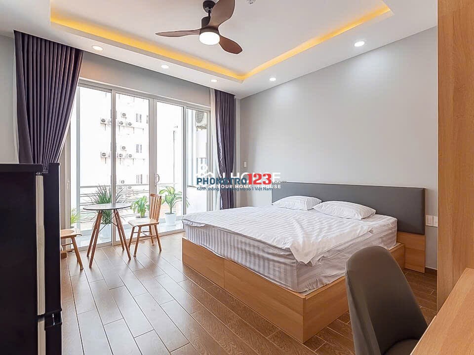 CĂN HỘ 1PN BALCONY FULL NỘI THẤT GẦN GA 3T, CV HOÀNG VĂN THỤ, SÂN BAY TSN, ETOWN CH