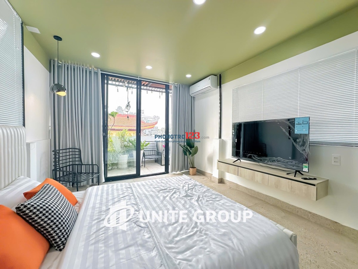 STUDIO TRỐNG SẴN FULL NỘI THẤT - THANG MÁY - BAN CÔNG - THOÁNG MÁT.