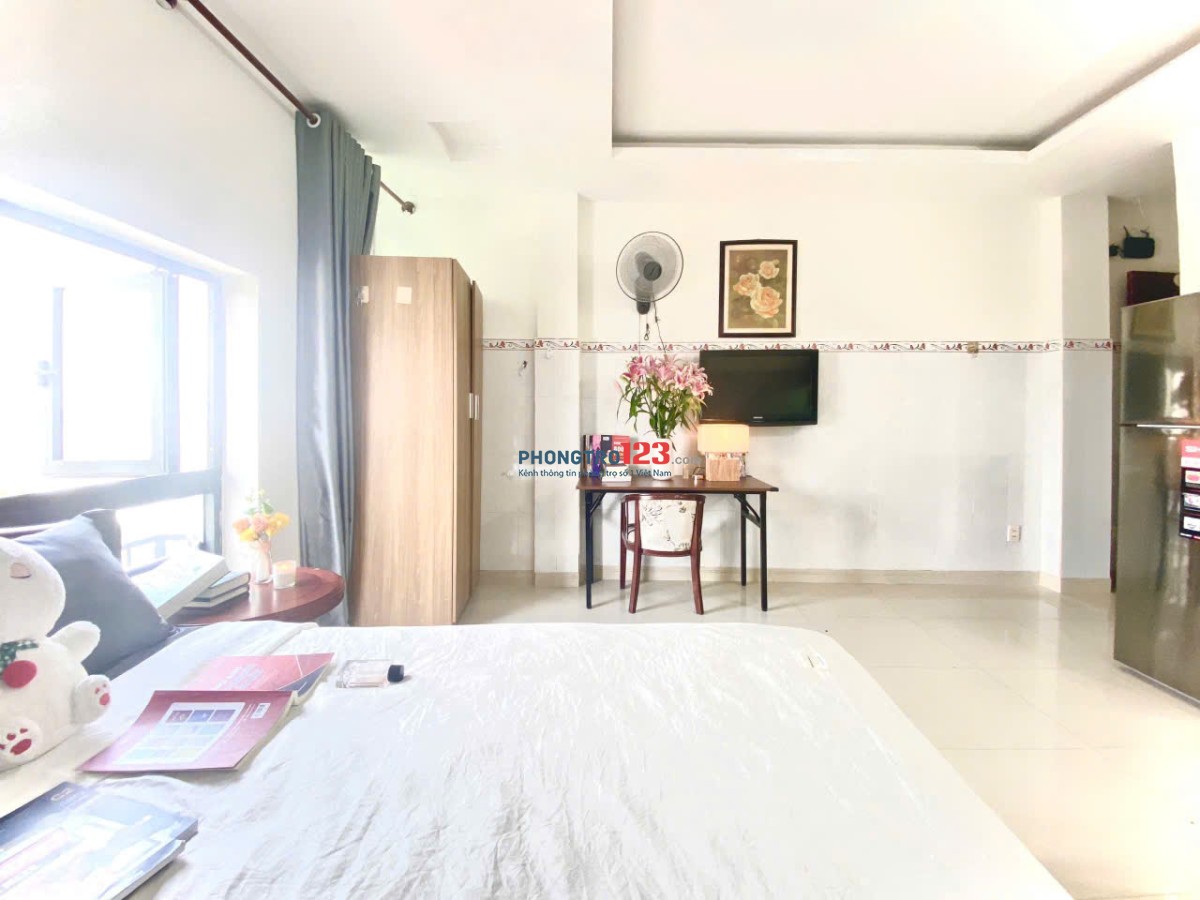 PHÒNG FULL NỘI THẤT CỬA SỔ THOÁNG SÁNG Ở CHU VĂN AN, BÌNH THẠNH GẦN CHỢ BÀ CHIỂU - LH: 0334998413