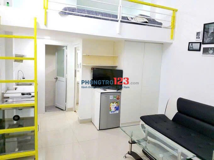 Cho thuê căn hộ dịch vụ P. TÂN ĐỊNH Q.1 - đầy đủ tiện nghi, dọn vào ở ngay