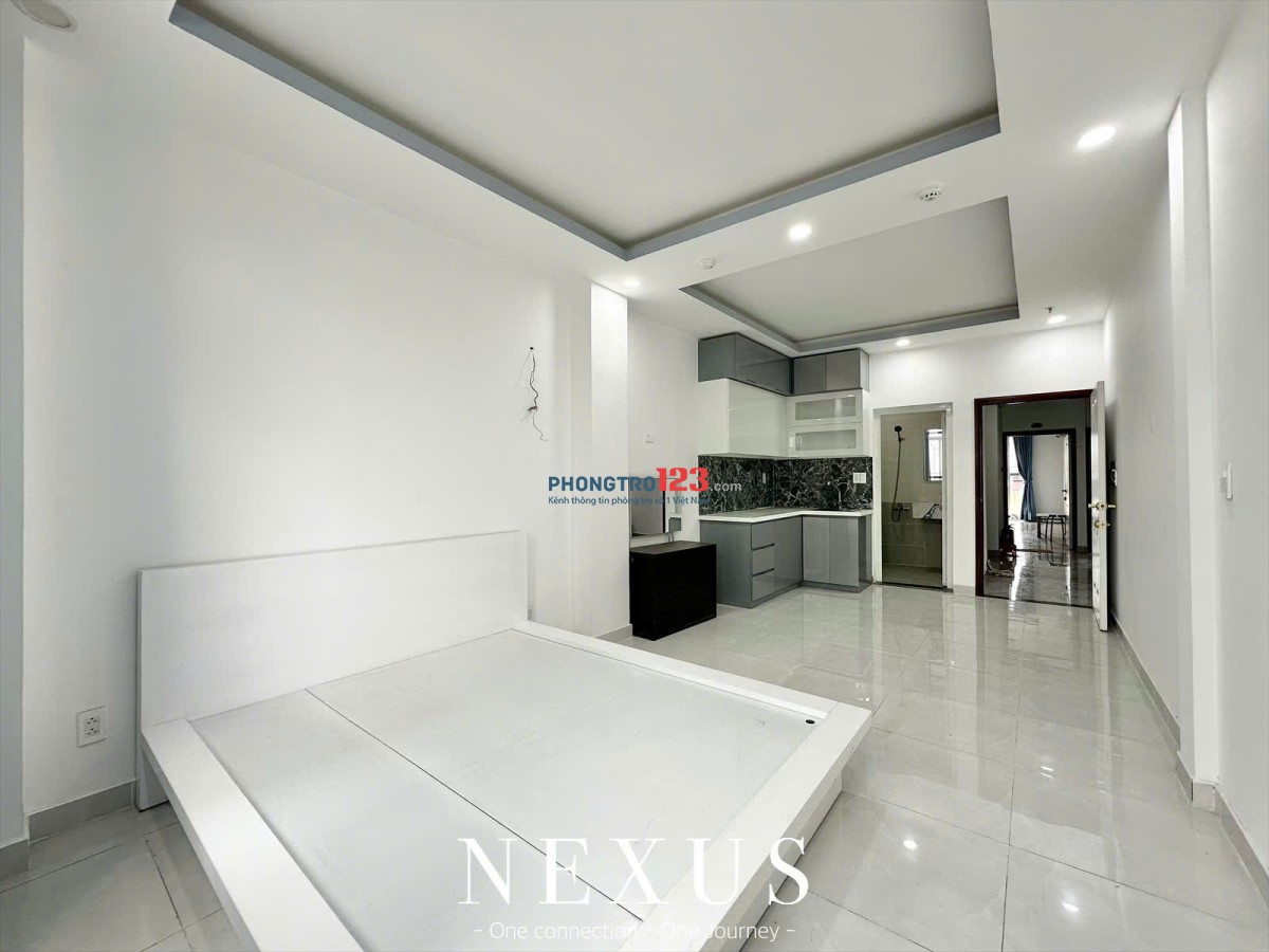 Cho Thuê Căn Hộ Dịch Vụ Mới 100% Trung Tâm Bình Thạnh Ban Công Cửa Sổ Full Nội Thất