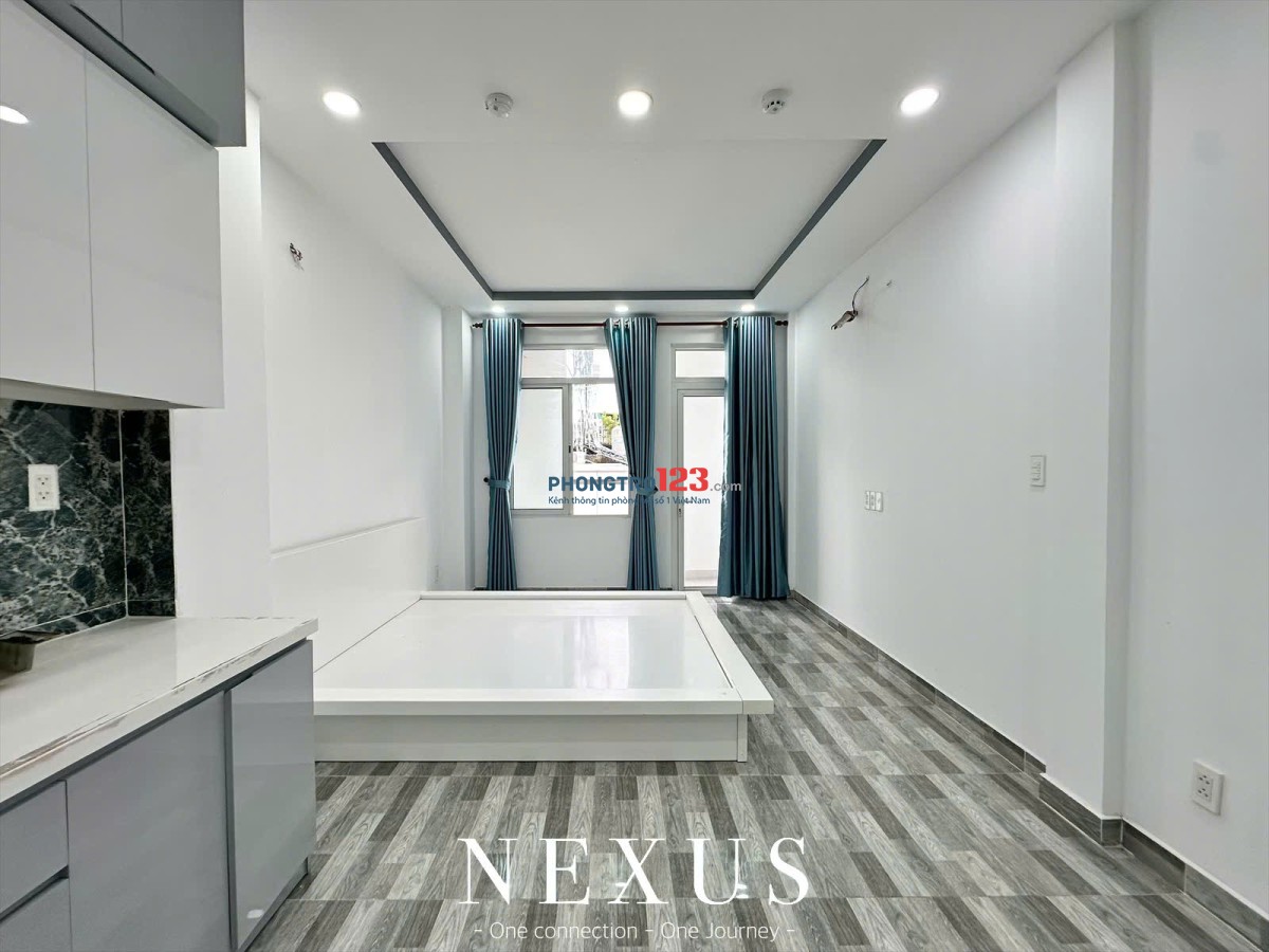 Cho Thuê Căn Hộ Dịch Vụ Mới 100% Trung Tâm Bình Thạnh Ban Công Cửa Sổ Full Nội Thất