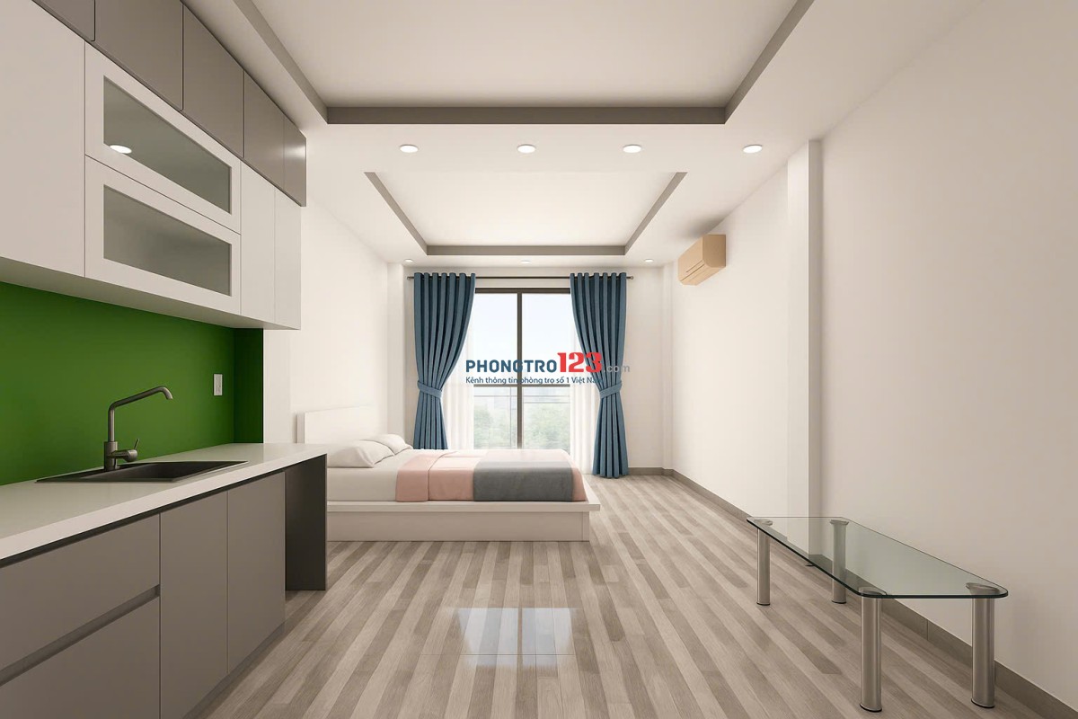 Cho Thuê Căn Hộ Cao Cấp Có Ban Công Full Nội Thất Emart Phan Văn Trị Mới 100%