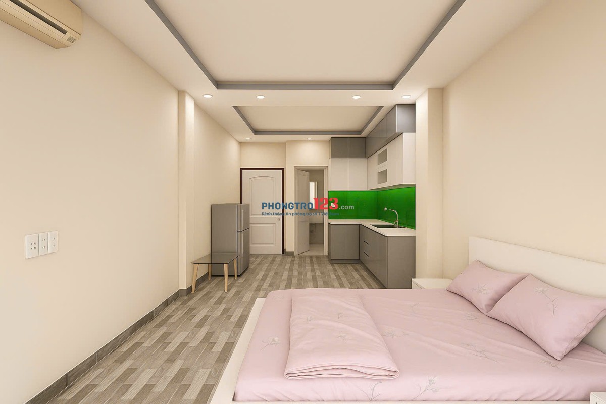 Cho Thuê Căn Hộ Cao Cấp Có Ban Công Full Nội Thất Emart Phan Văn Trị Mới 100%