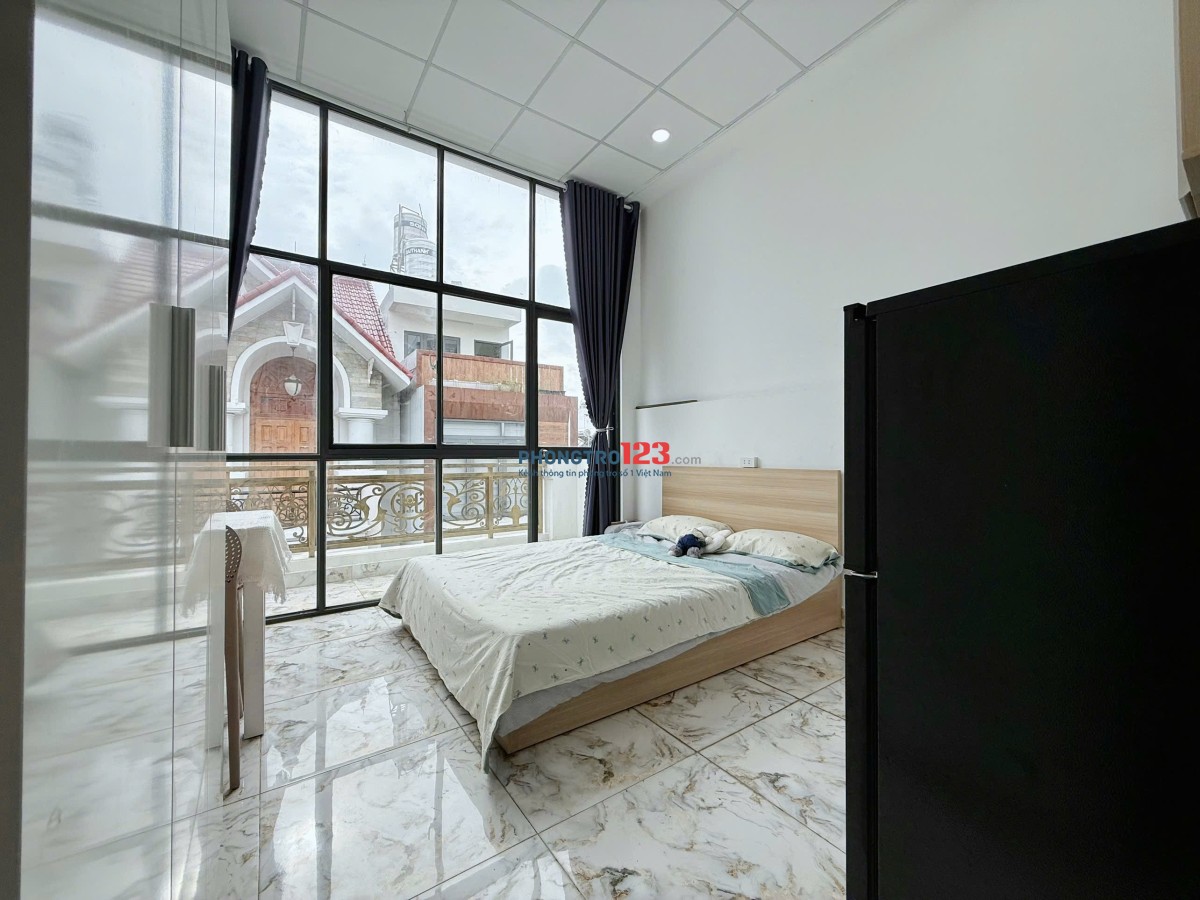  Cho Thuê Căn Hộ Dịch Vụ Full Nội Thất, Có Ban Công, Gần Etown & K300, Lotte Mart Tân Bình 