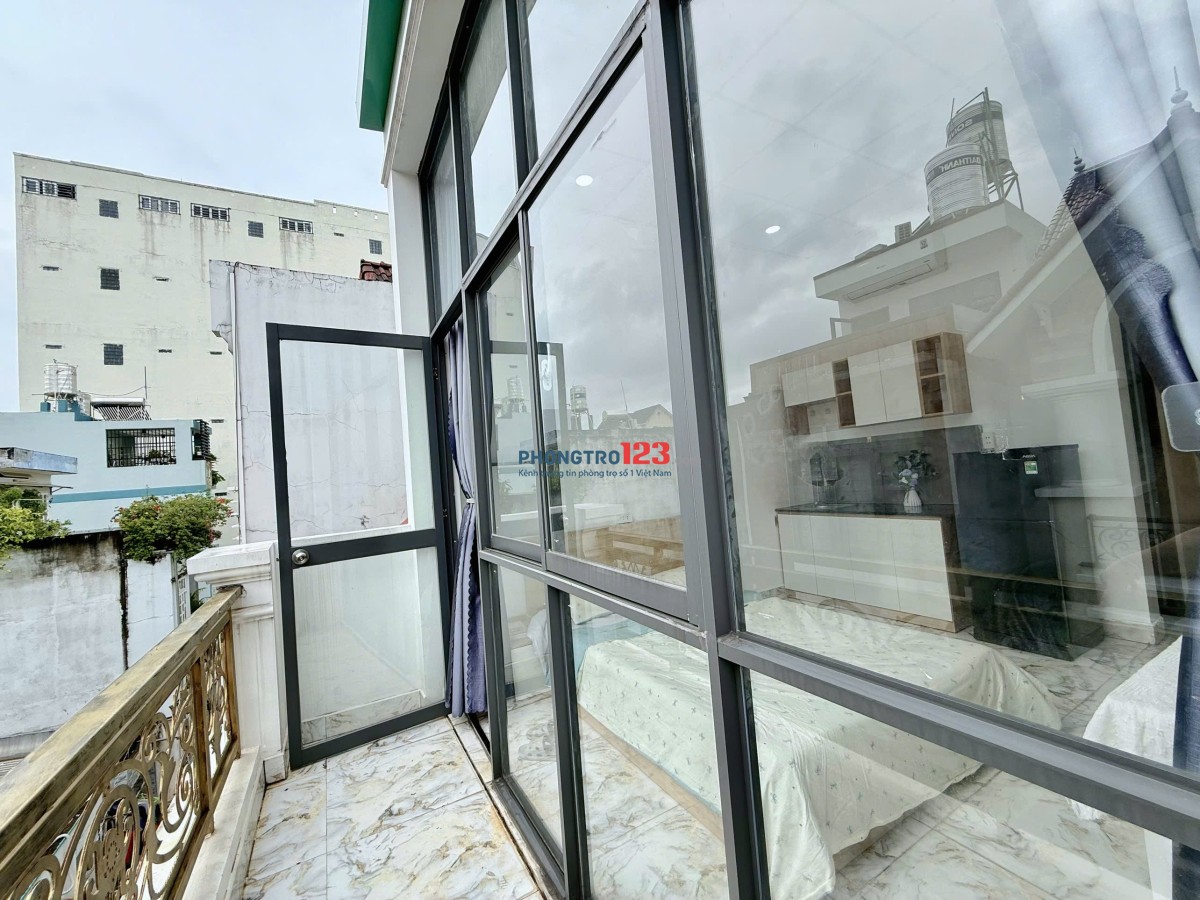  Cho Thuê Căn Hộ Dịch Vụ Full Nội Thất, Có Ban Công, Gần Etown & K300, Lotte Mart Tân Bình 