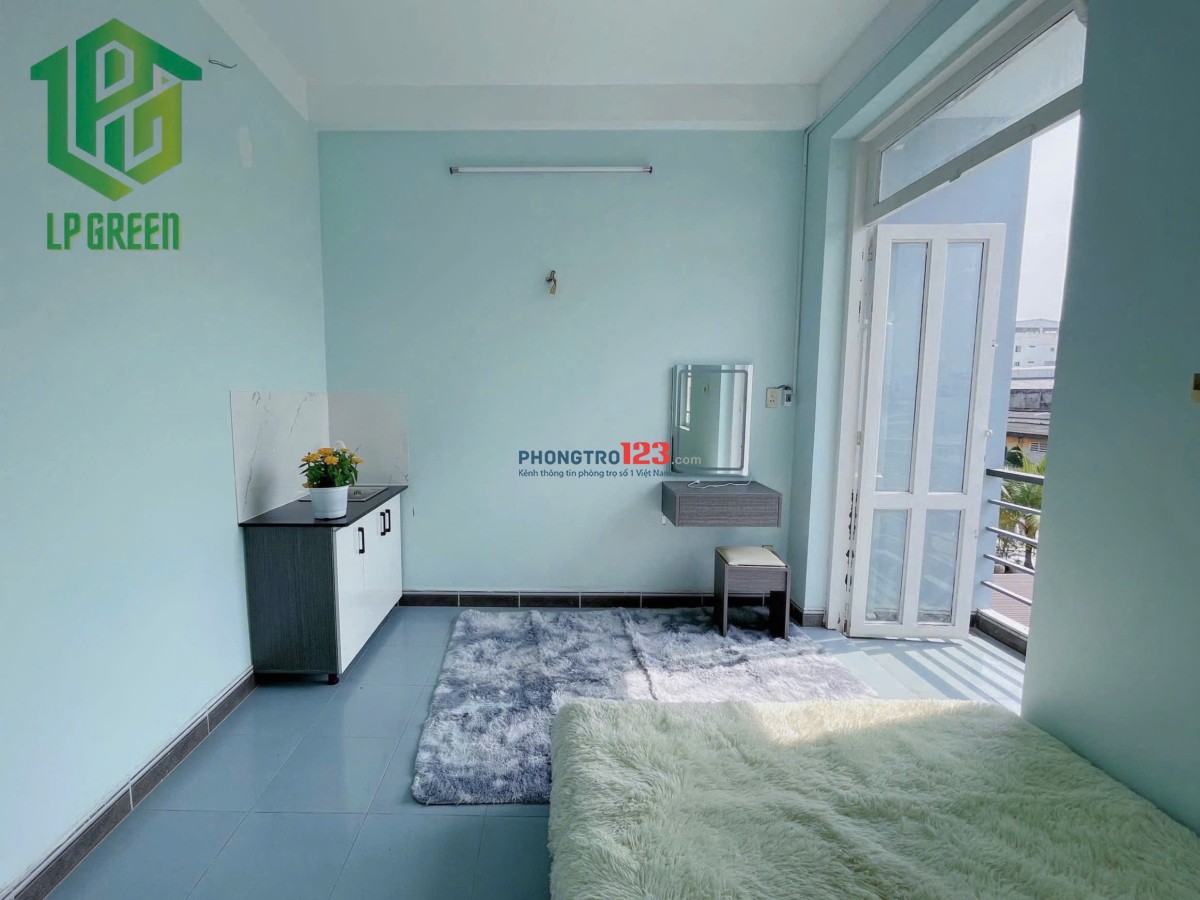  Cho Thuê Căn Hộ Dịch Vụ Full Nội Thất, Có Ban Công, Gần Ga T3 - Sân Bay Tân Sơn Nhất 