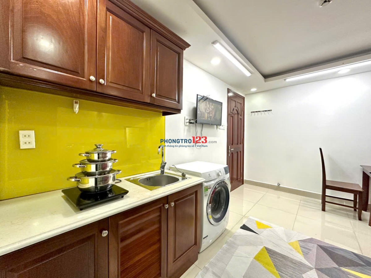 Căn Hộ Mới Xây Máy Giặt Riêng Cạnh Bờ Kè Hoàng Sa, giá 5tr5