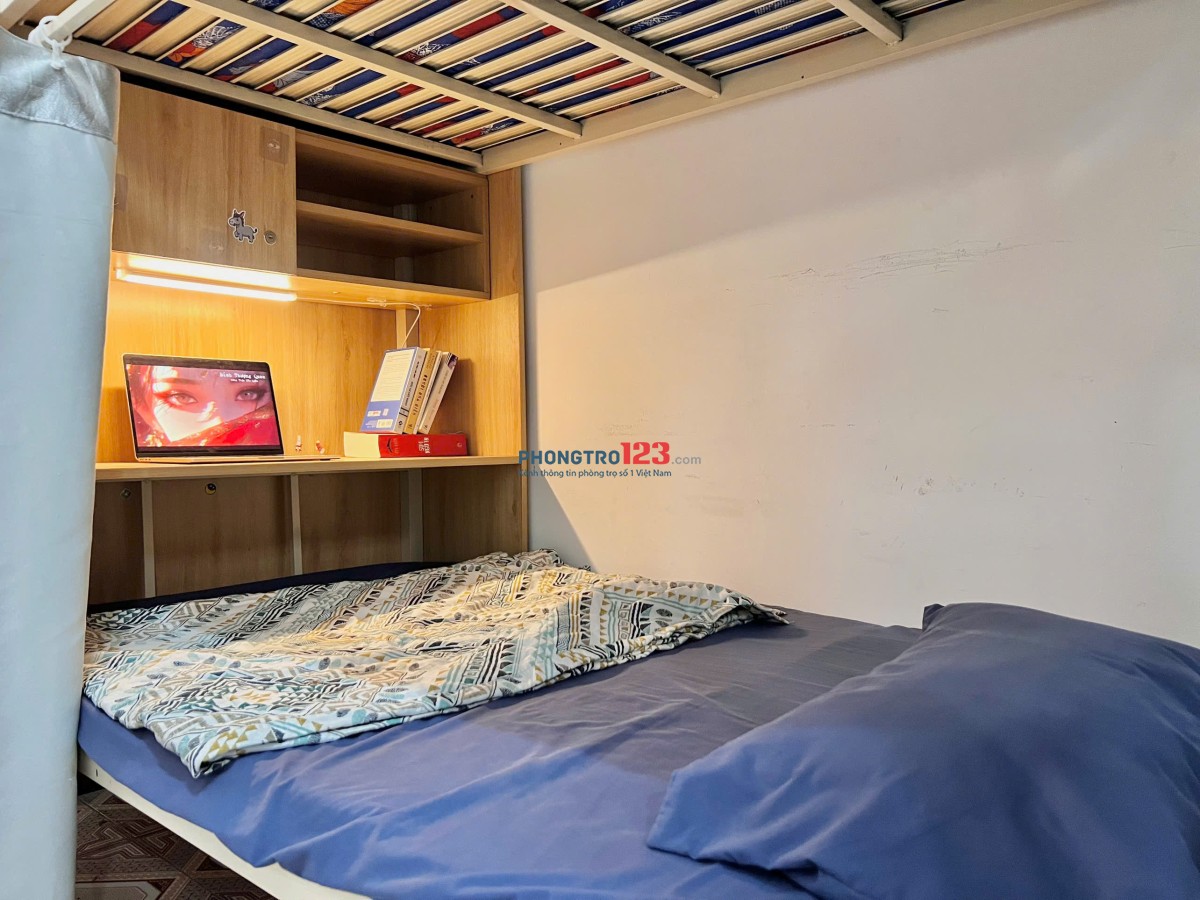 CHO THUÊ KÝ TÚC XÁ VÕ OANH, P25 BÌNH THẠNH, PHÒNG ĐẸP TIỆN NGHI