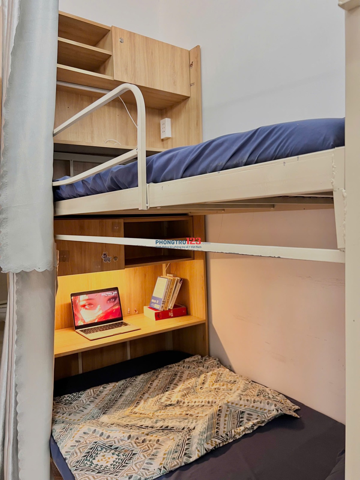 CHO THUÊ KÝ TÚC XÁ VÕ OANH, P25 BÌNH THẠNH, PHÒNG ĐẸP TIỆN NGHI