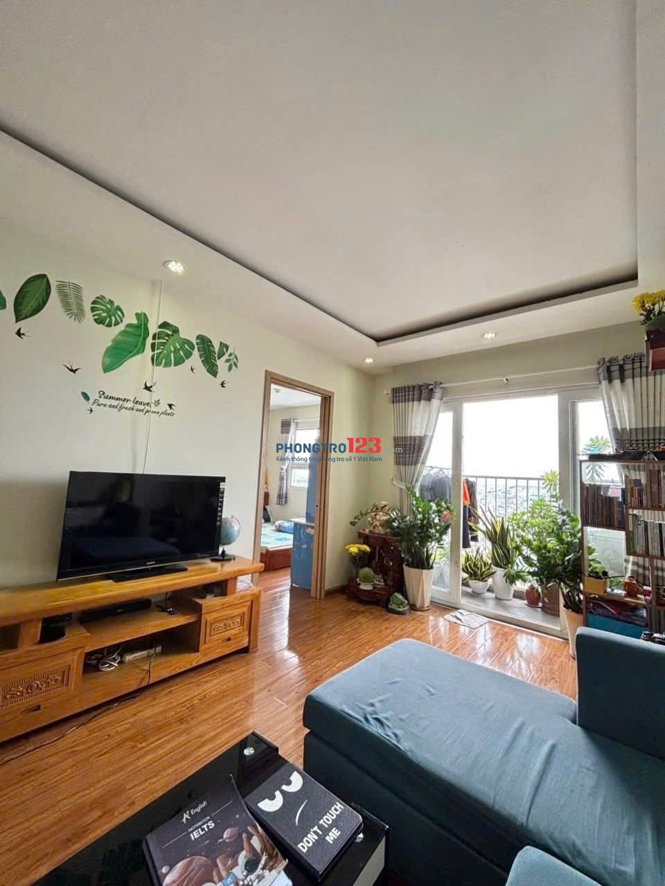 Carillon 1, Hoang Hoa Thám, P13, TB, 55m2, NT, 1PN, 10tr5/th.