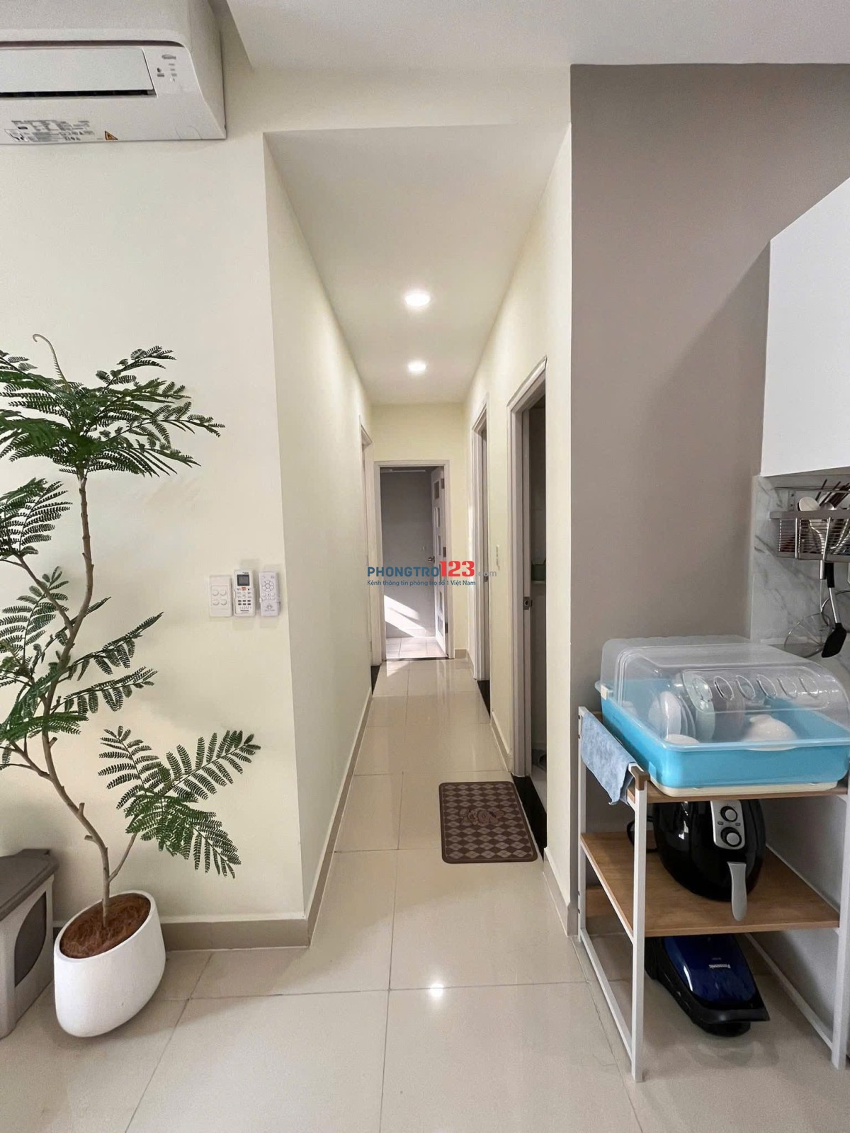 C/c Carillon 2, Hòa Thạnh, TP 2p ngủ, 2wc, Nội thất mới, 10tr/tháng