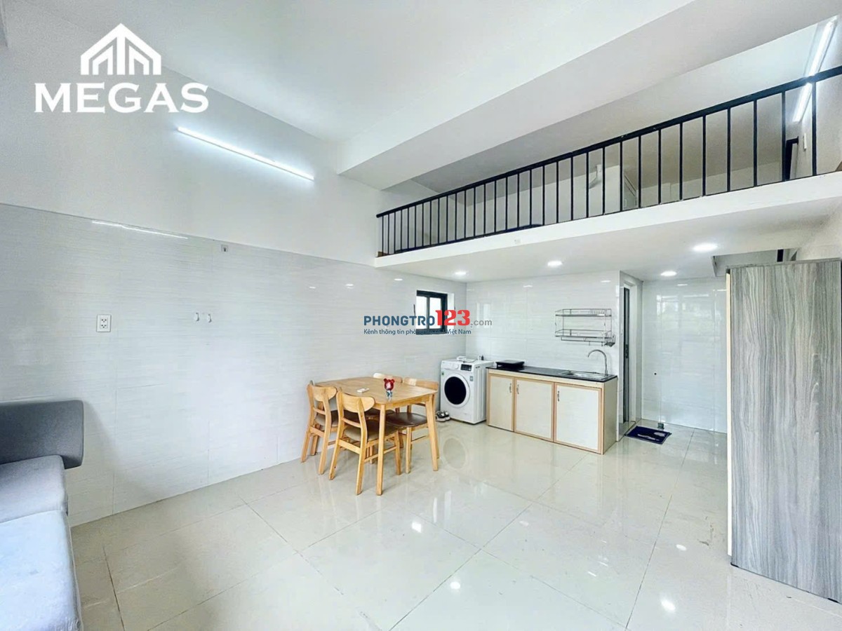 Cho Thuê Căn Hộ Có Gác - Duplex 34m2 Siêu Rộng - Ban Công Thoáng Mát Gần Sân Bay