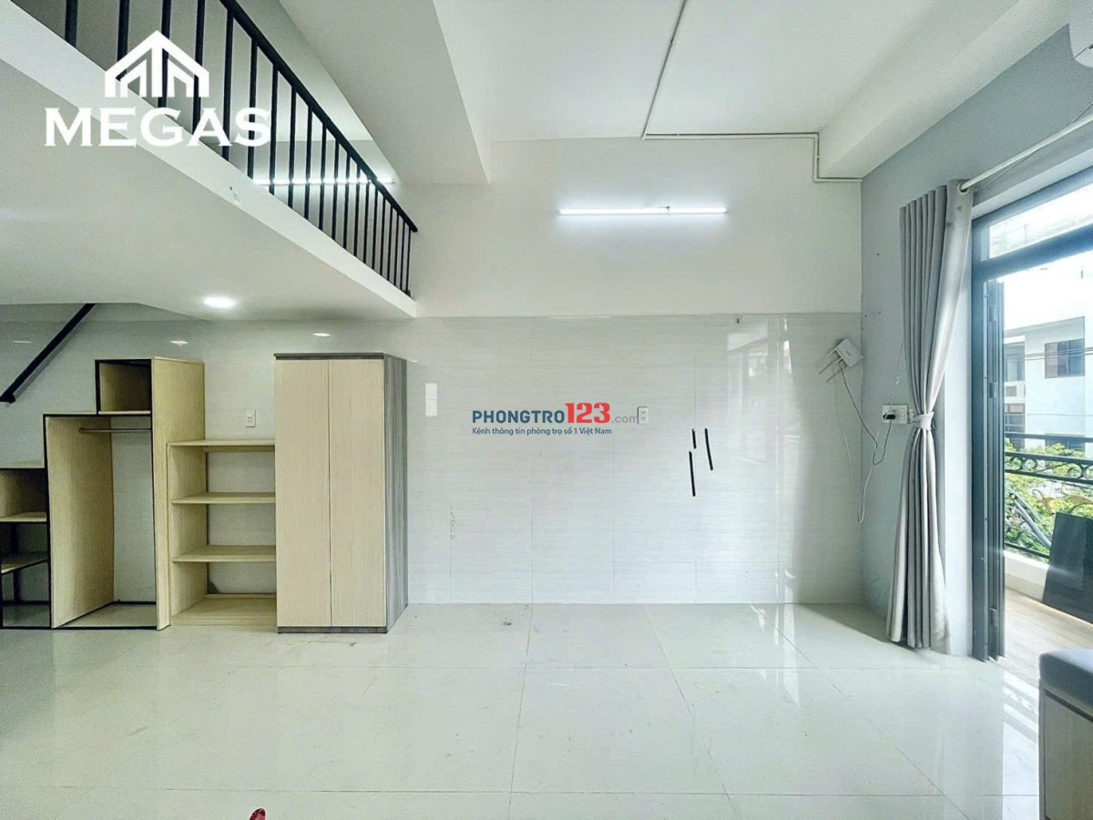 Cho Thuê Căn Hộ Có Gác - Duplex 34m2 Siêu Rộng - Ban Công Thoáng Mát Gần Sân Bay