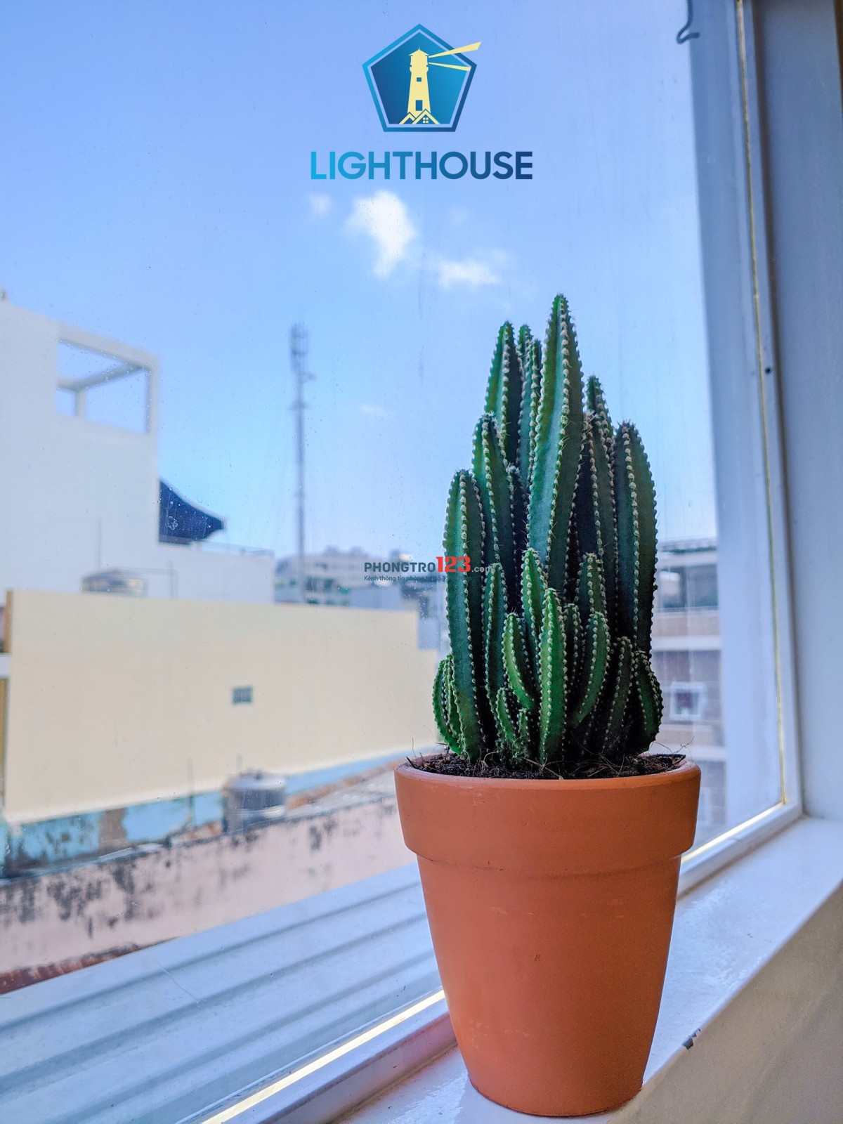 phòng có gác có nội thất cửa sổ lớn ngay ĐH Văn Lang