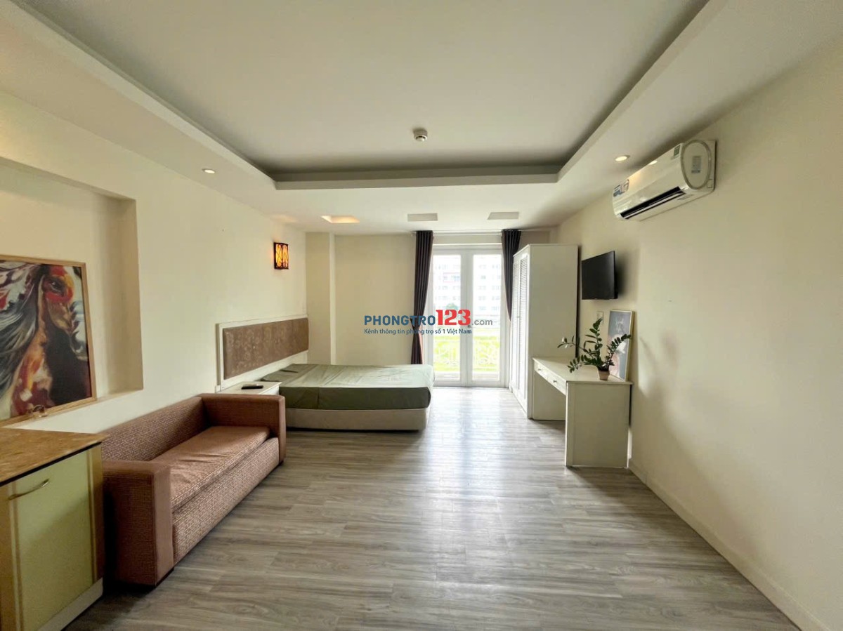 CĂN HỘ DỊCH VỤ/STUDIO FULL NỘI THẤT QUẬN 7 BAN CÔNG SIÊU ĐẸP NGAY TRONG PHÚ MỸ HƯNG,GẦN TDTU,RMIT