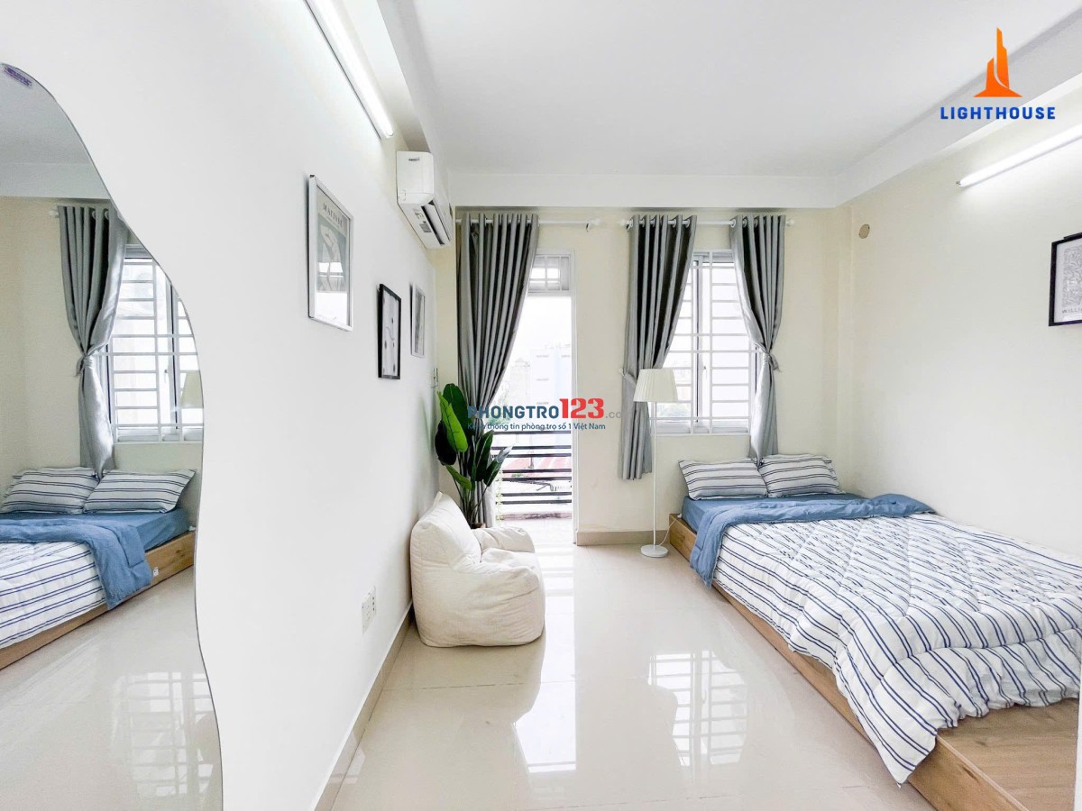 CĂN HỘ 1 PHÒNG NGỦ CÓ BANCOL Ở NGUYỄN THÁI SƠN