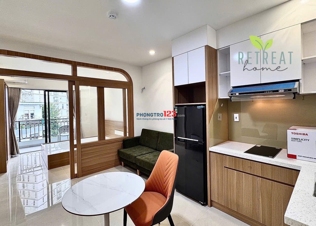 CĂN HỘ 1 PHÒNG NGỦ, CÓ BANCOL, RỘNG 40M2 NGAY KHU AN NINH, GIÁ RẺ