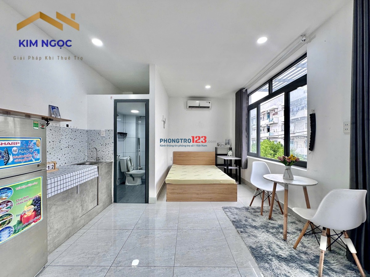 CHO THUÊ STUDIO FULL NT BAN CÔNG MỚI TẠI TÂN PHÚ