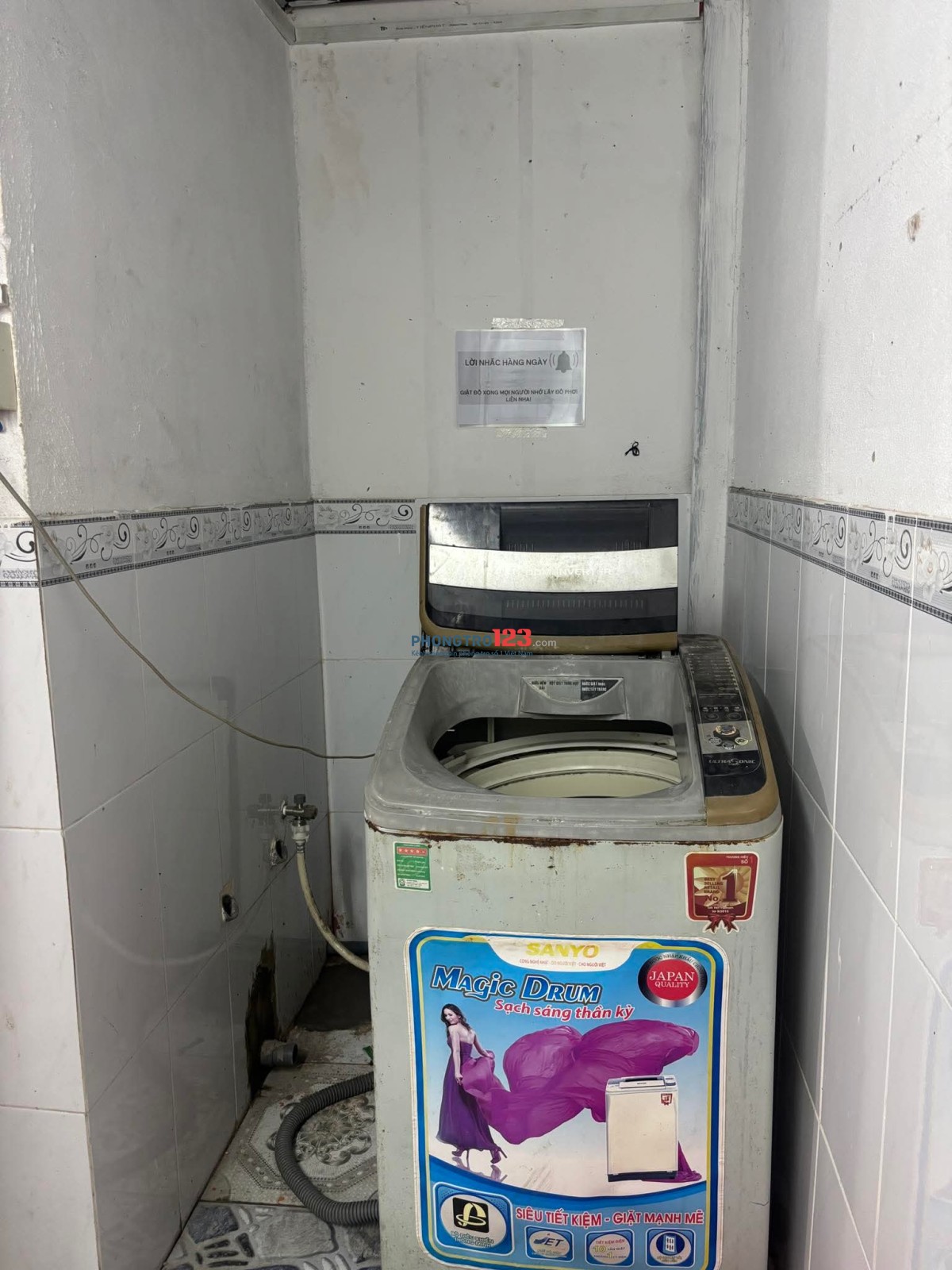 Phòng Trọ ghép nam 1t5, gần công viên Hoàng Văn Thụ, sân bay TSN