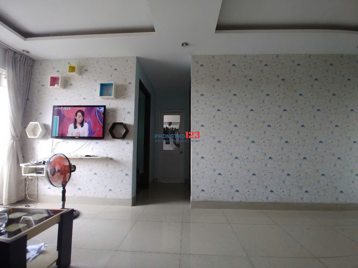 Chung cư Thái AN 1, NGuyễn văn Quá,Q12: 55m2, 1p ngủ, 1wc, NT, 6tr