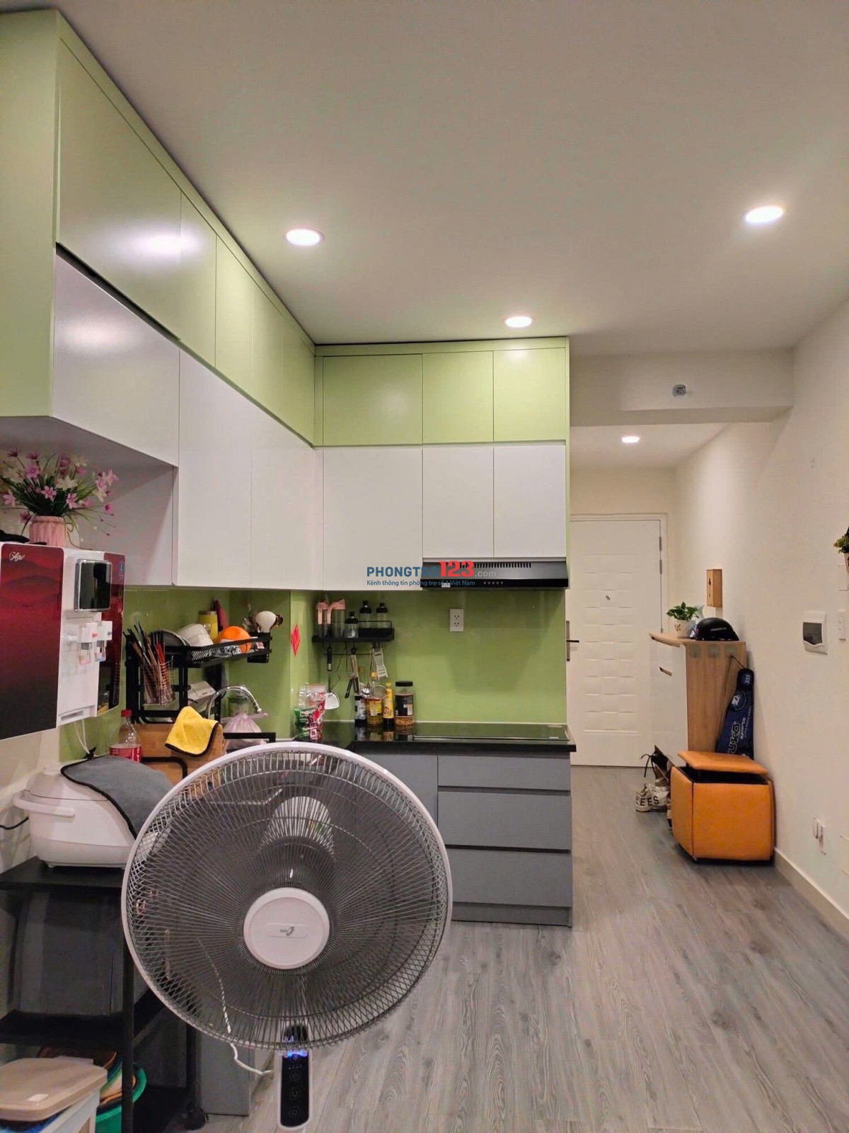 C/c Trường Trinh, P15, TB, 55m2, 1PN, 1Tolet, 6tr/tháng. Nội thất.