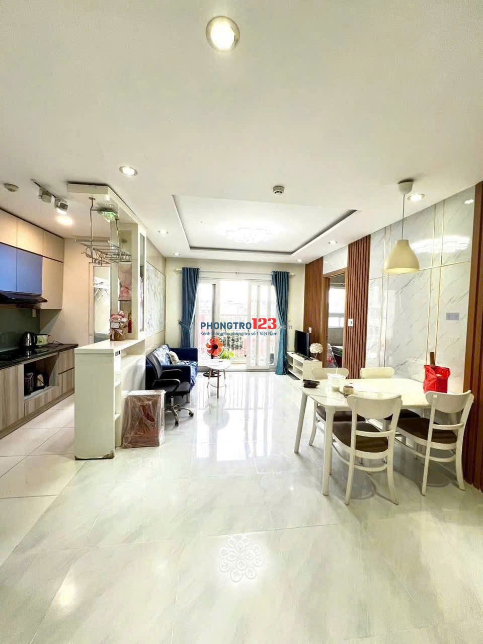 C/c Coop Mart Trường Chinh, P15, TB, 90m2, 2PN, Nội thất, 10tr/th. Nhà mới.