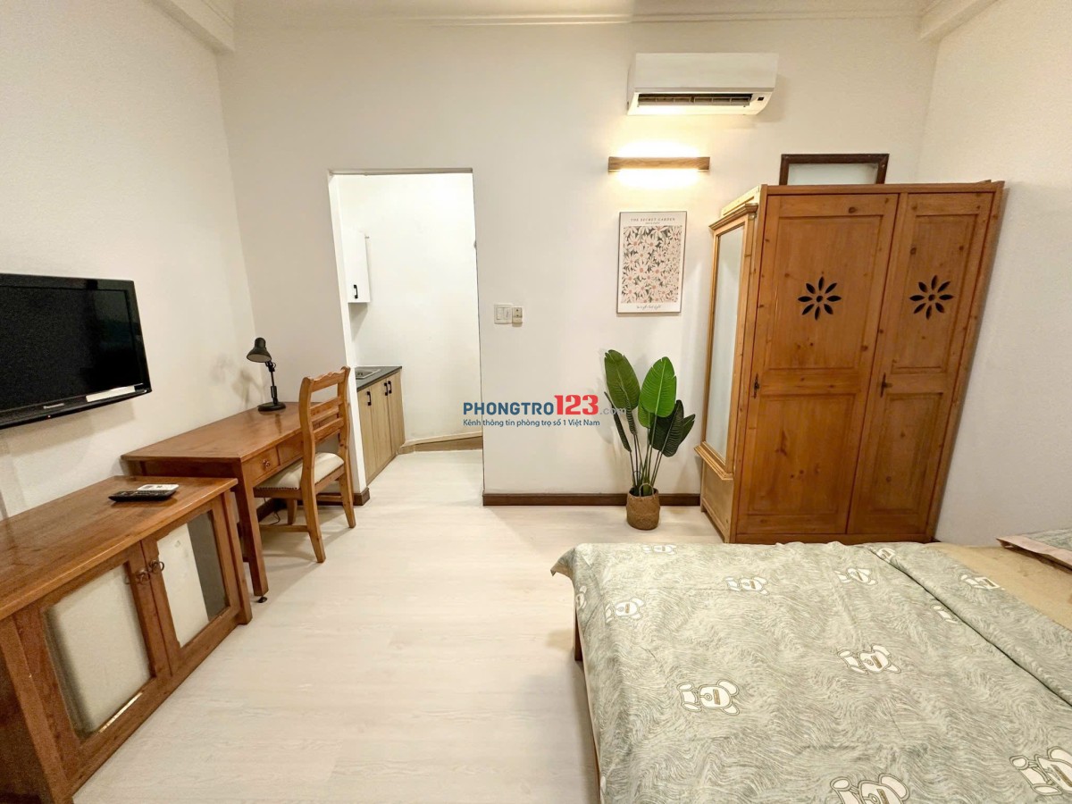 CHO THUÊ PHÒNG FULL NỘI THẤT Q3 - THANG MÁY gần Cầu Kiệu, Công viên Lê Văn Tám, Nam Kỳ Khởi Nghĩa