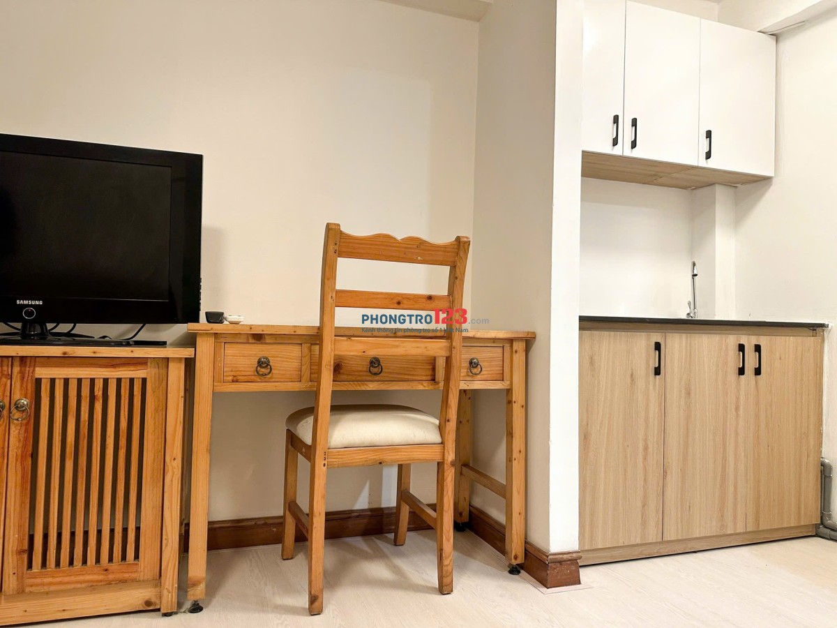 CHO THUÊ PHÒNG FULL NỘI THẤT Q3 - THANG MÁY gần Cầu Kiệu, Công viên Lê Văn Tám, Nam Kỳ Khởi Nghĩa