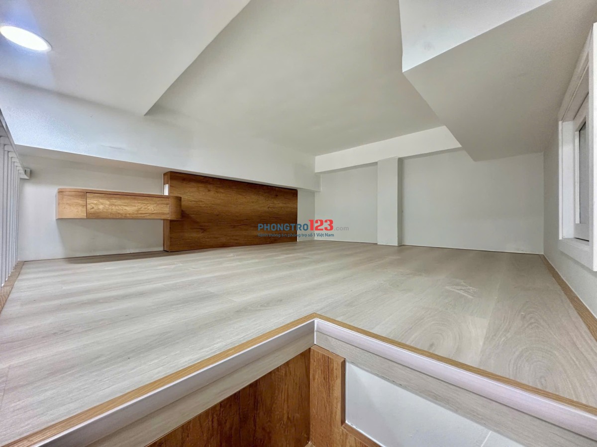 CHO THUÊ PHÒNG CÓ GÁC MỚI XÂY NGAY GẦN CÔNG VIÊN GIA ĐỊNH,VINCOM